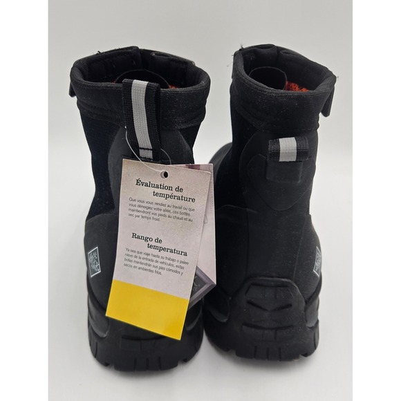 The Original Muck Boot Company Apex Mid Zip Ankle Boots NWT Mens 14 Black No Box - Picture 6 of 10
